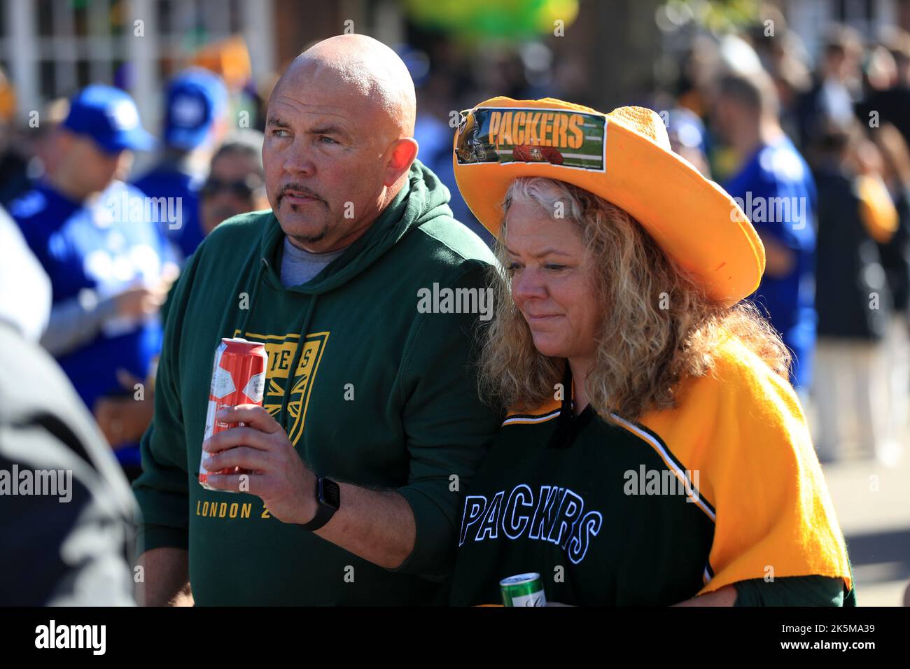 Cincinnati Bengals fans during the NFL International Series match at  Wembley Stadium, London Stock Photo - Alamy