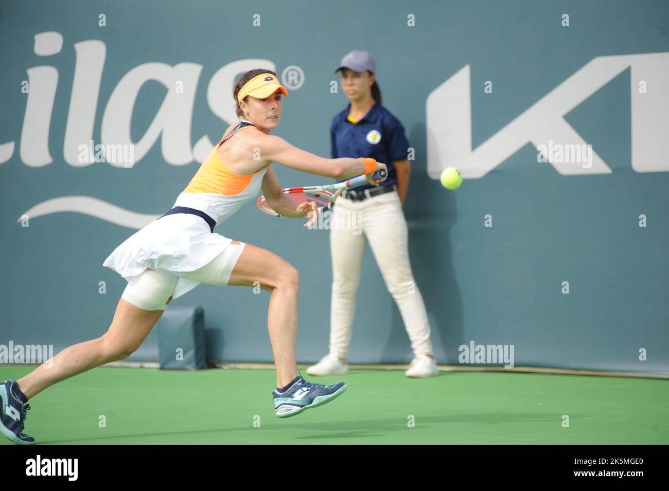 Monastir, Tunisia. 9th Oct, 2022. AlizÅ½ (France) in action