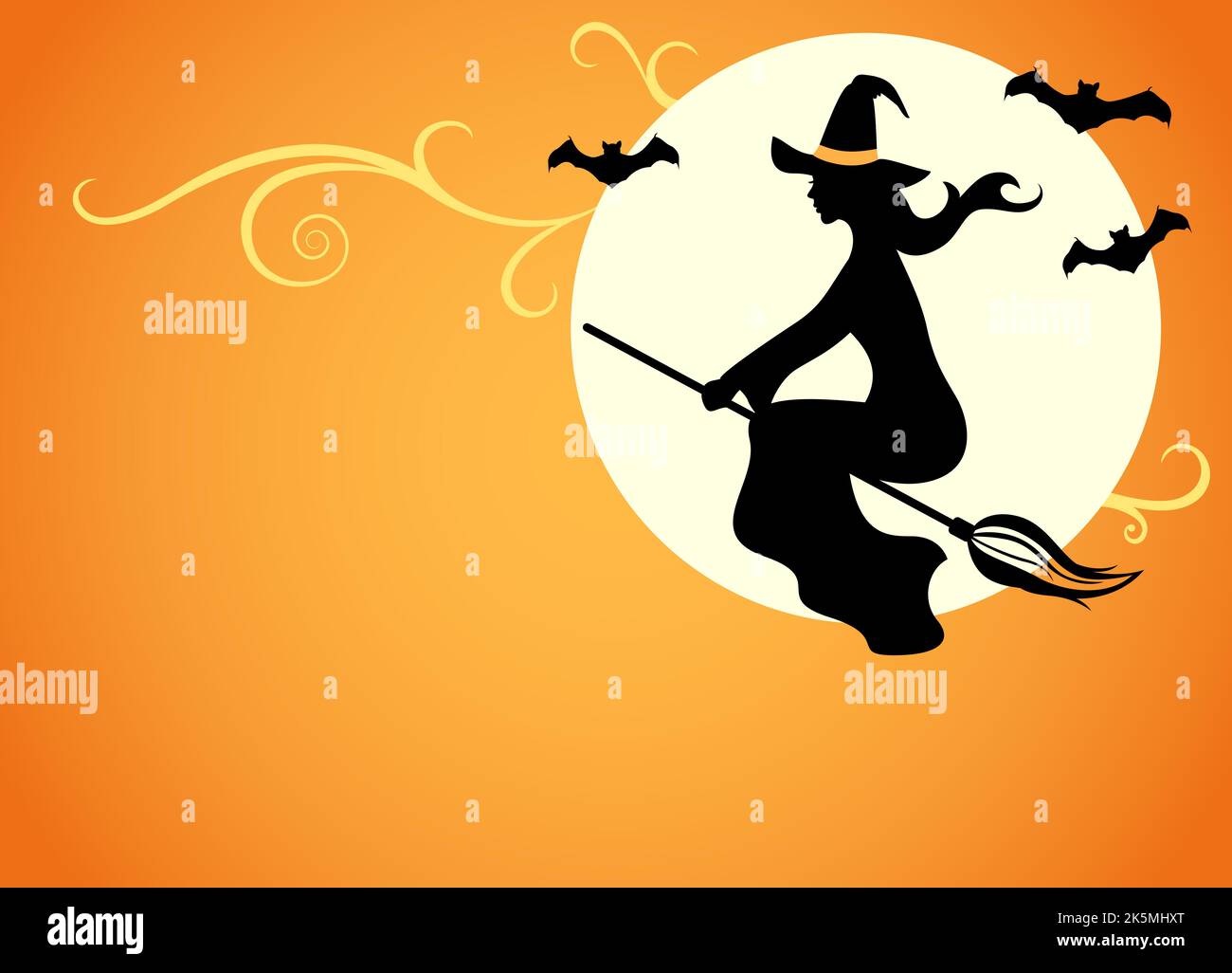 Woman with bats Stock Vector Images - Alamy