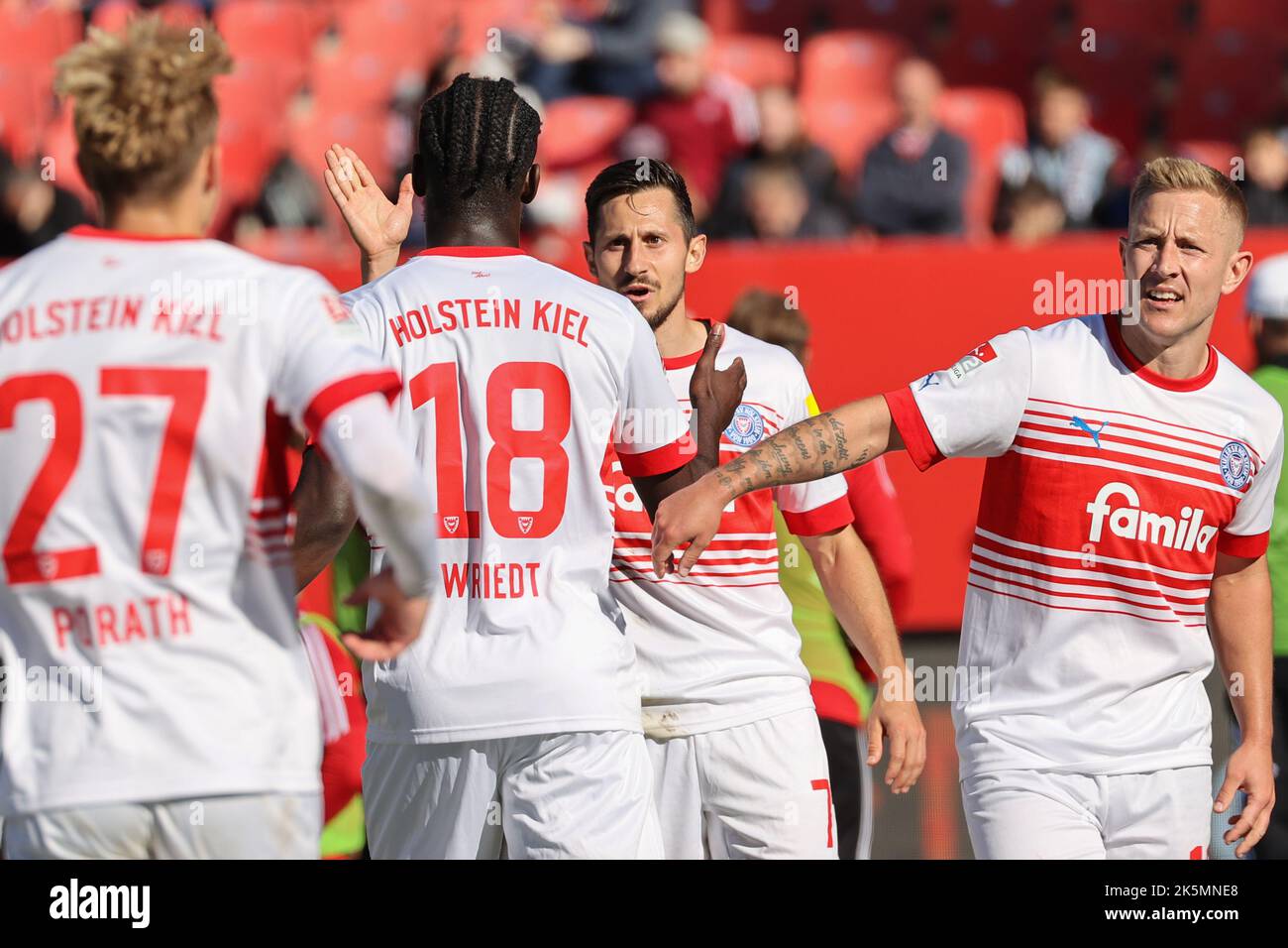 Nuremberg, Germany. 09th Oct, 2022. Soccer: 2nd Bundesliga, 1. FC ...