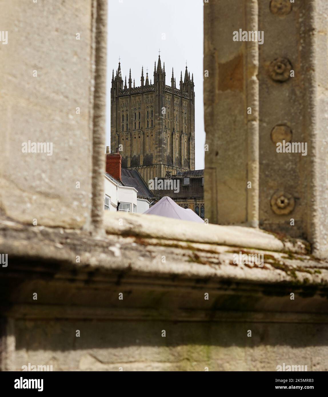 Wells cathedral roof hi-res stock photography and images - Alamy