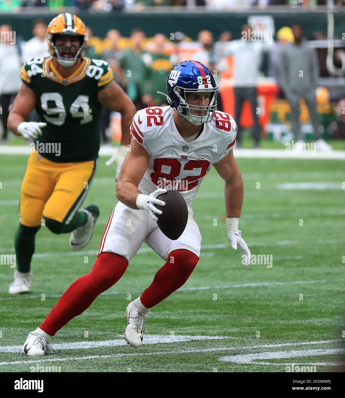 Giants' Daniel Bellinger catches touchdown for first-career score