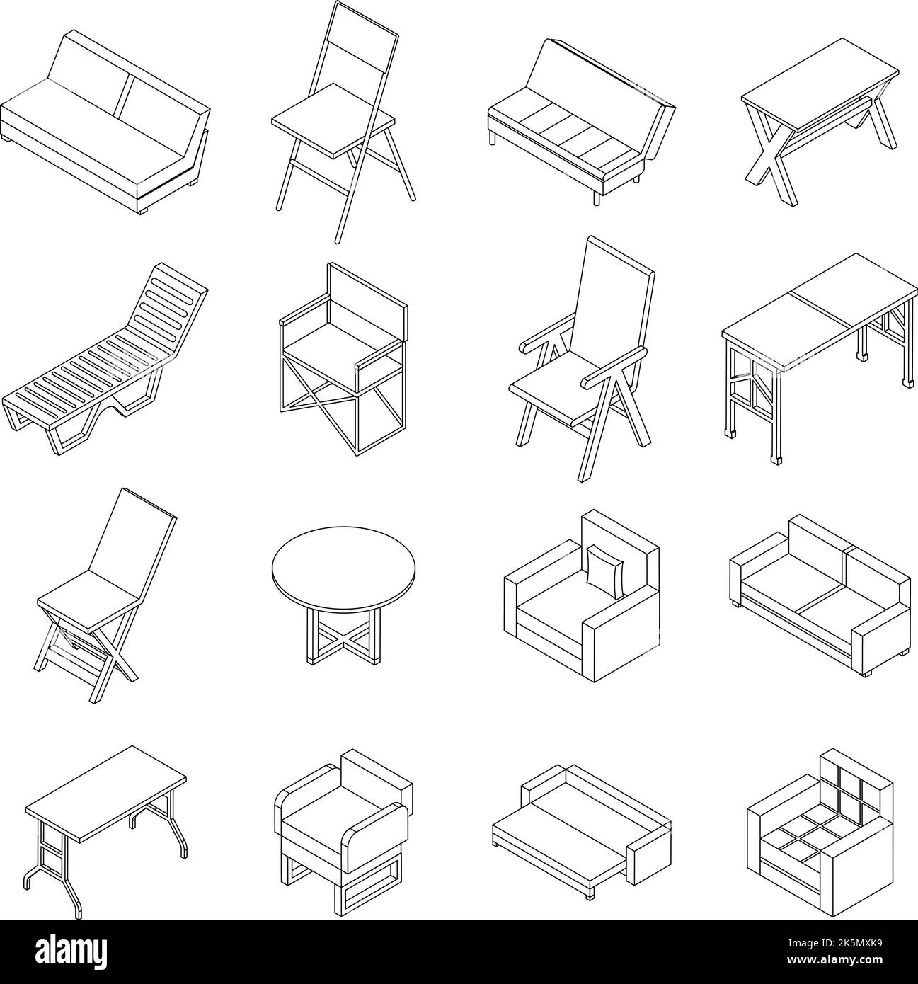 Retro art table folding Stock Vector Images - Alamy