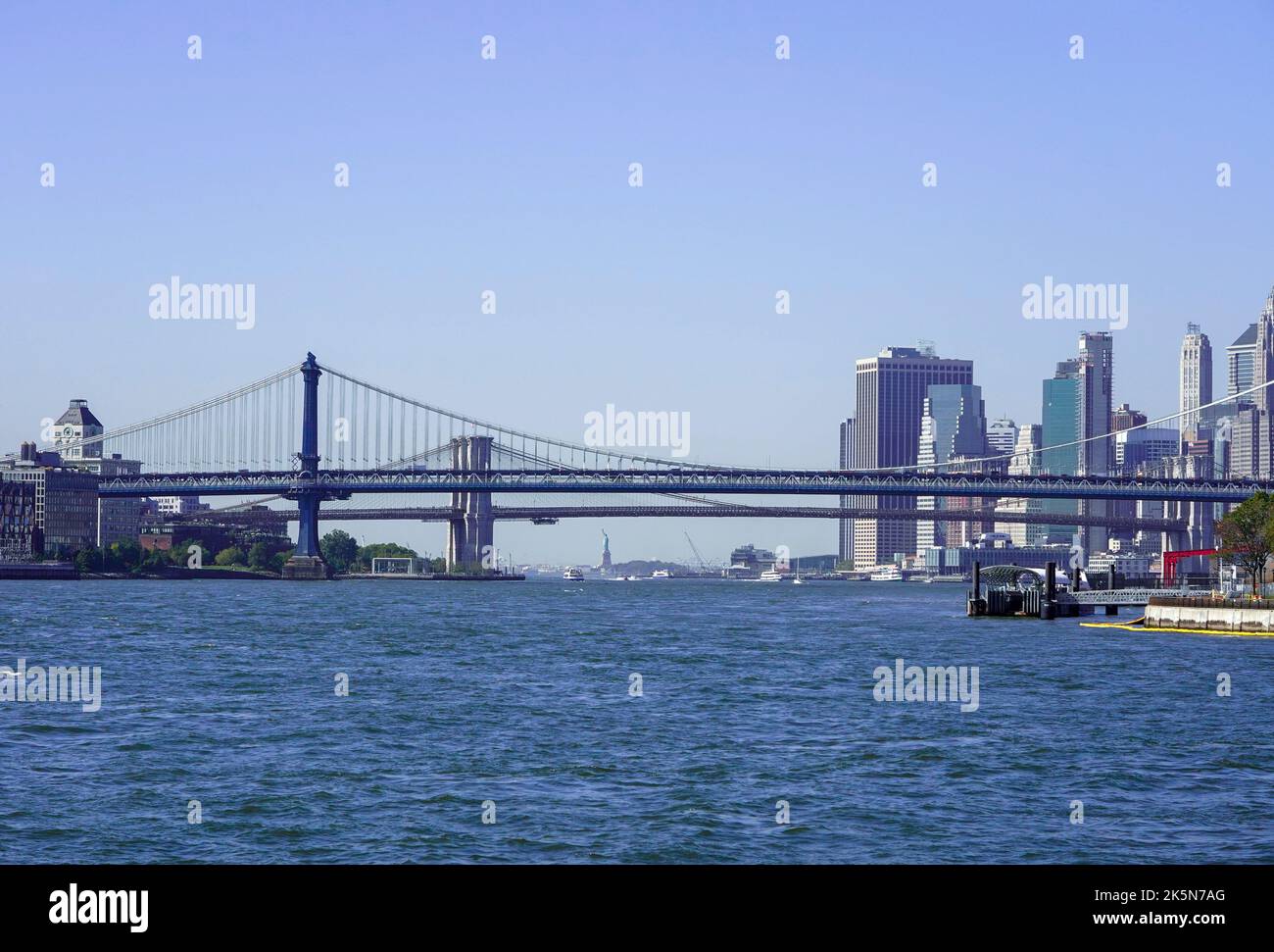 New York, USA. 10/0702022 New York City, NY Views of Manhattan Bridge