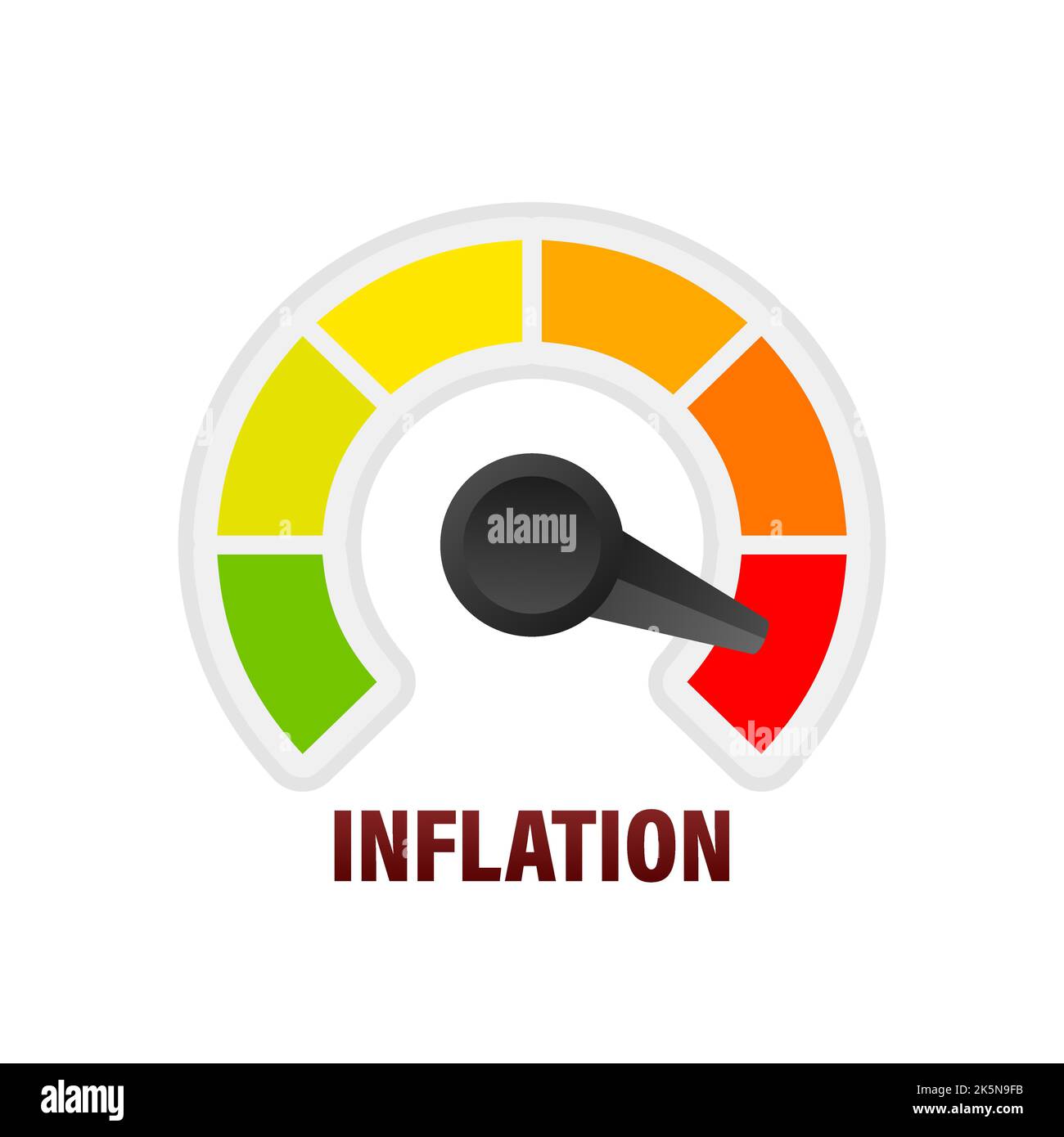 inflationary financial crisis. Inflation estimator or gauge. Vector