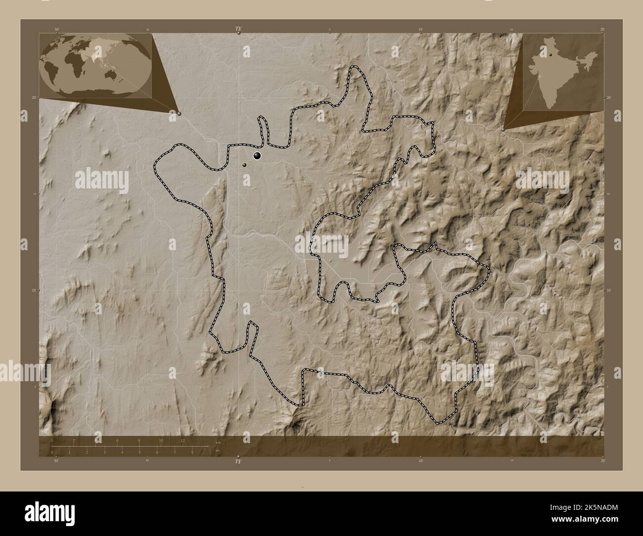 dadra-and-nagar-haveli-union-territory-of-india-elevation-map-colored
