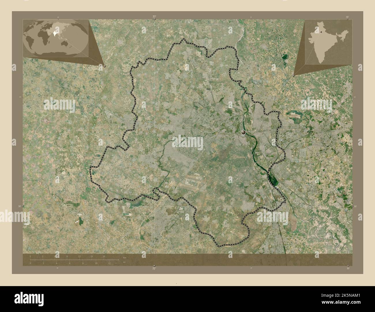 National Capital Territory of Delhi, union territory of India. High ...