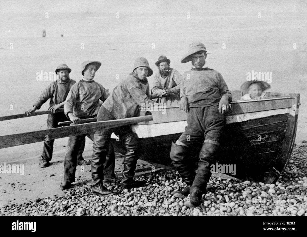 Francis Frith Fishermen from Sheringham, Norfolk, England, UK Stock