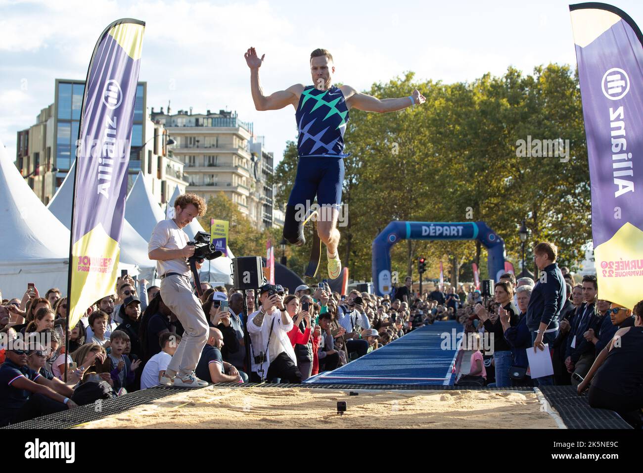 Paris, France, October 8, 2022, Paralympic day, Markus Rehm, Gold ...