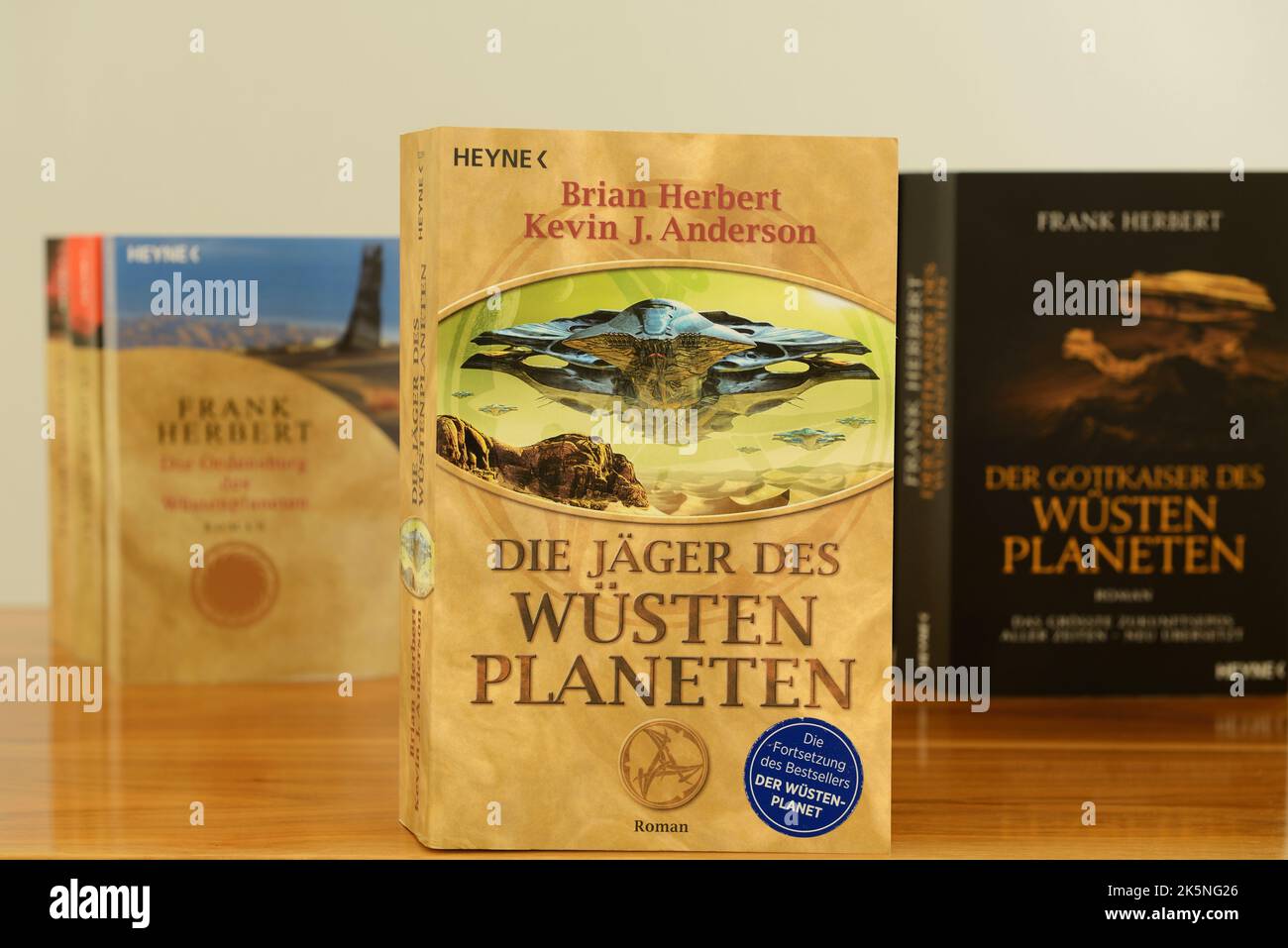 The Hunters of the Desert Planet by Brian Herbert and Kevin J. Anderson Stock Photo