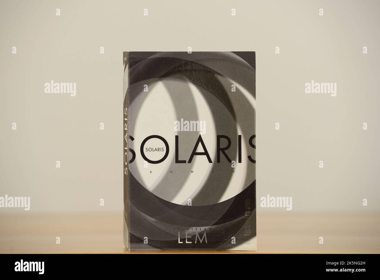 Solaris is a science fiction novel by Polish author Stanisław Lem Stock Photo