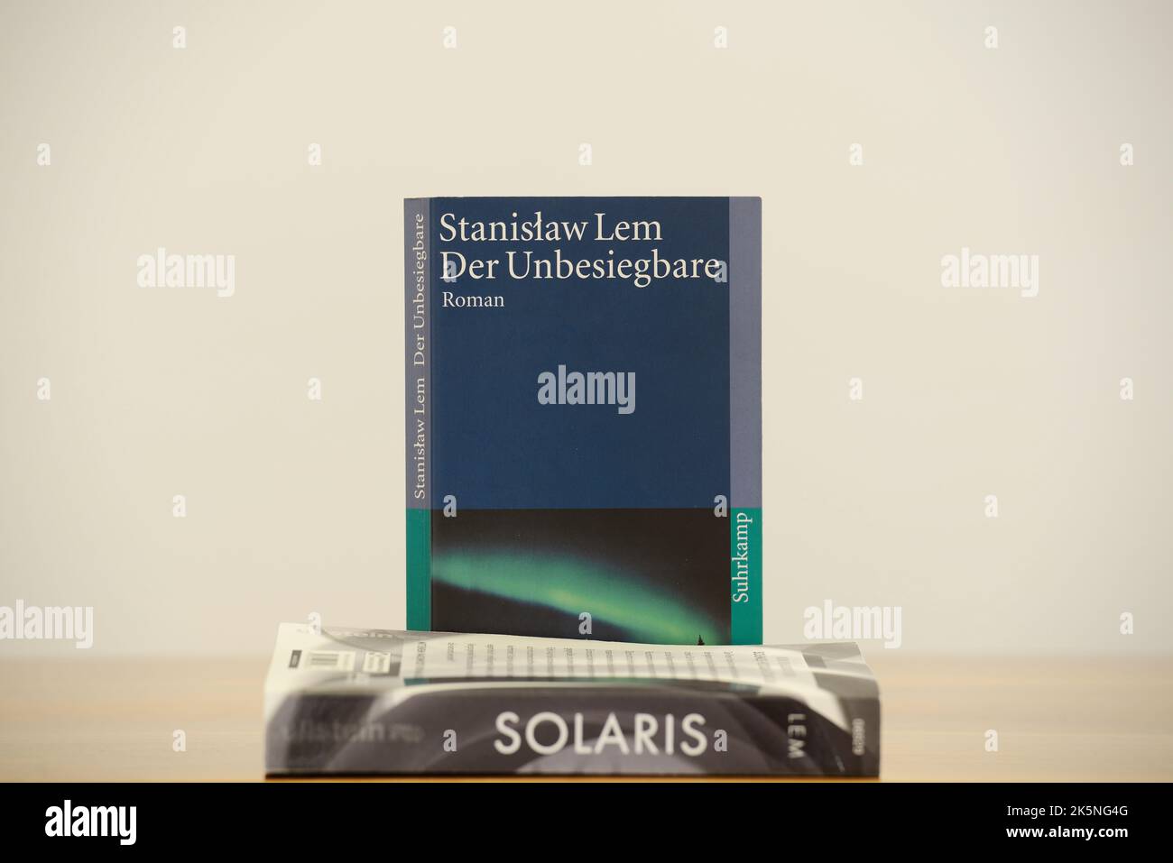 The invincible is a science fiction novel by Polish author Stanisław Lem. Stock Photo