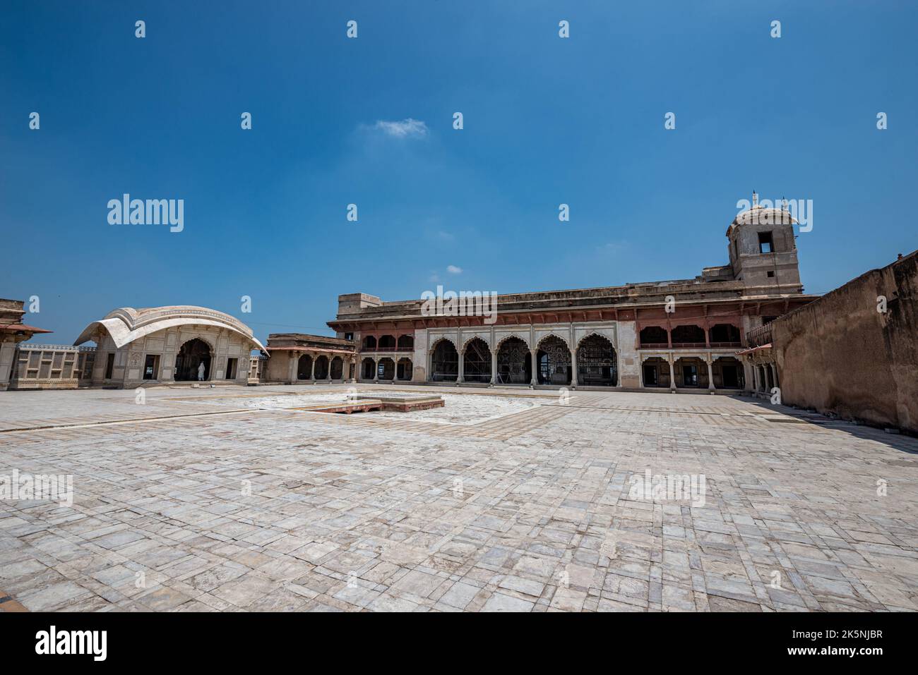 Naulakha Pavilion, Lahore Fort, Pakistan Stock Photo