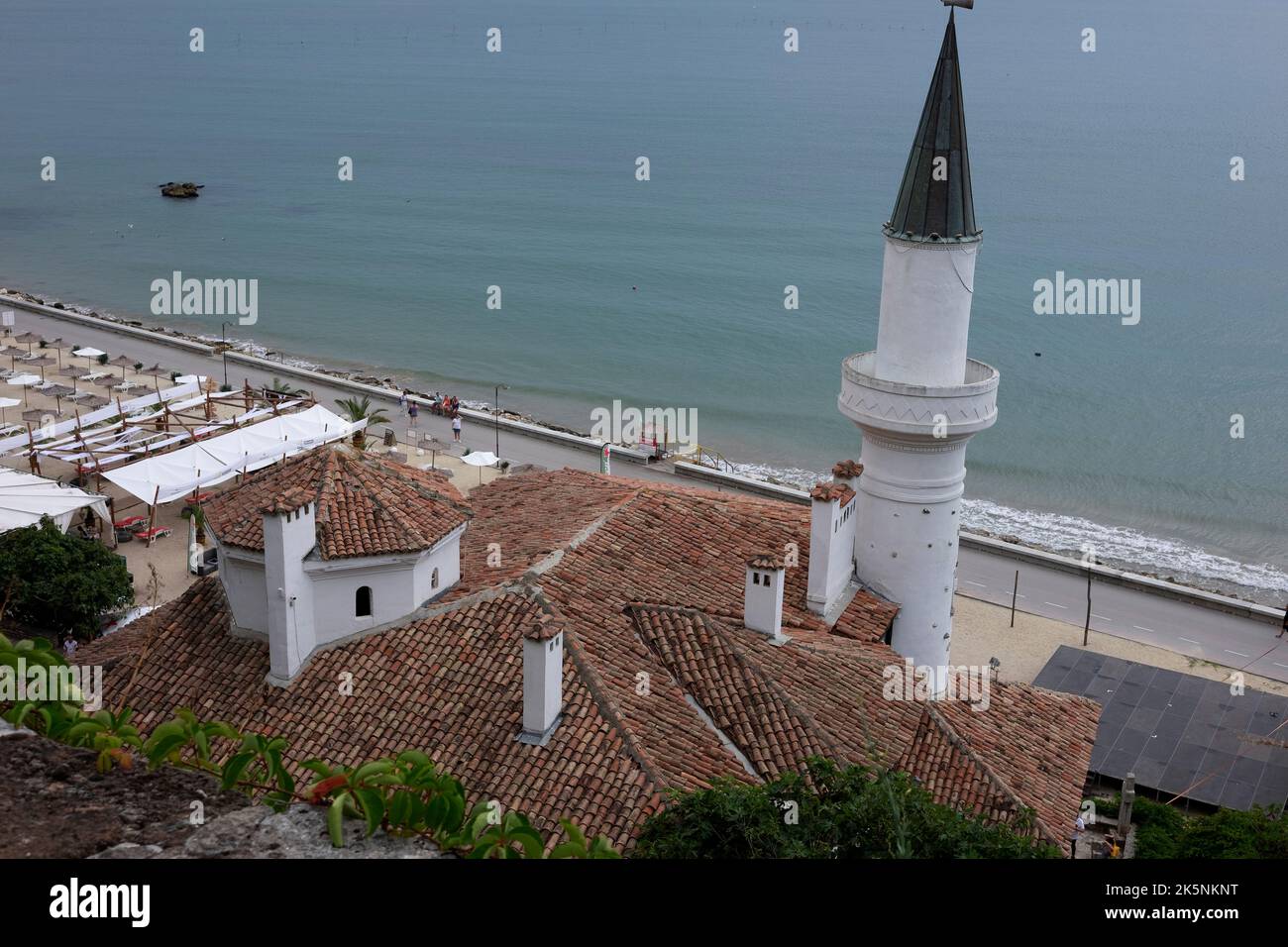 Palace and Botanical Gardens of Balchik in Bulgaria Stock Photo - Alamy
