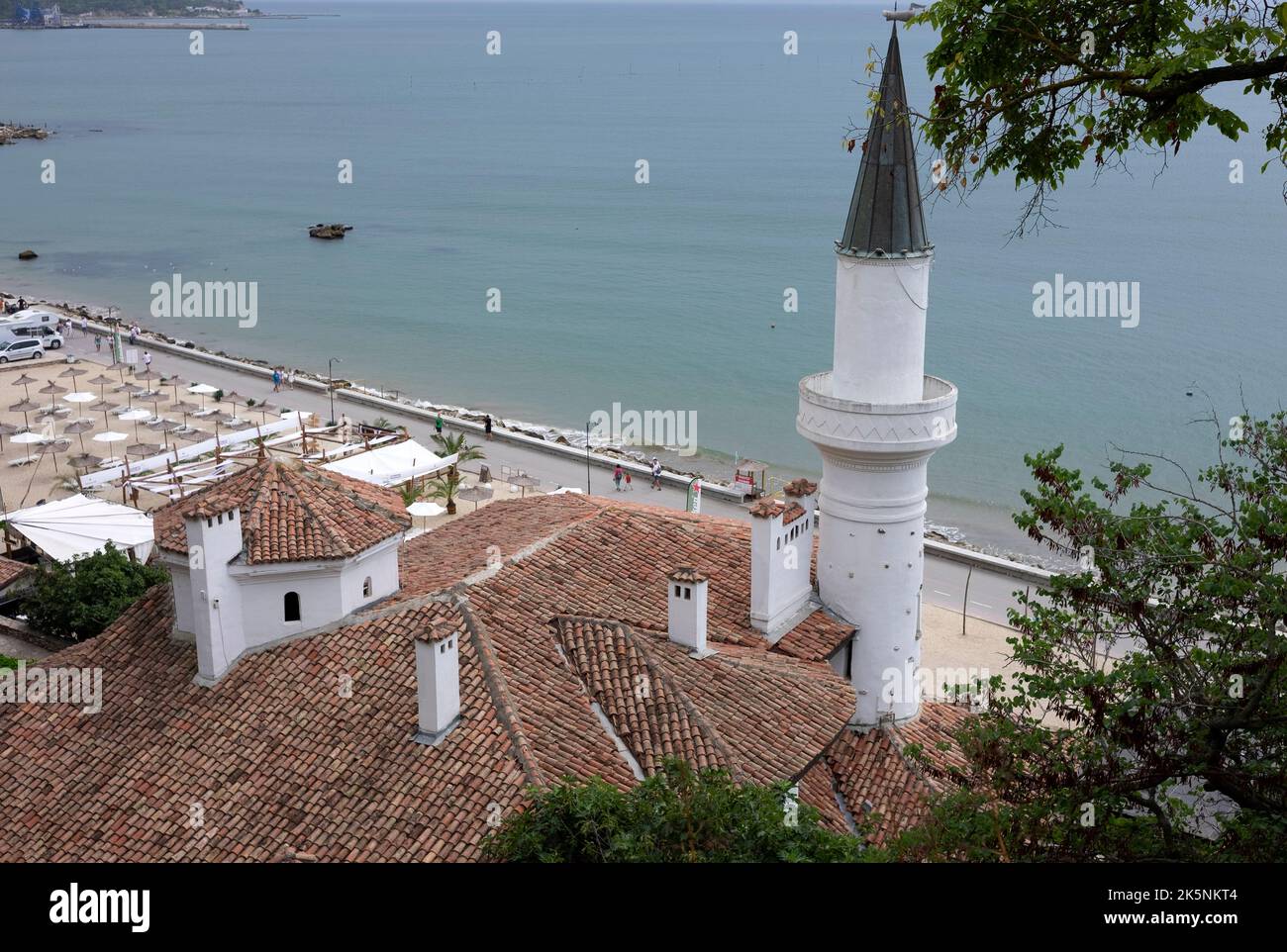 Palace and Botanical Gardens of Balchik in Bulgaria Stock Photo - Alamy