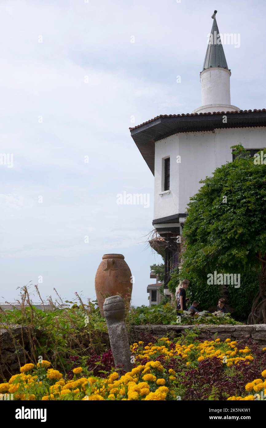 Palace and Botanical Gardens of Balchik in Bulgaria Stock Photo - Alamy