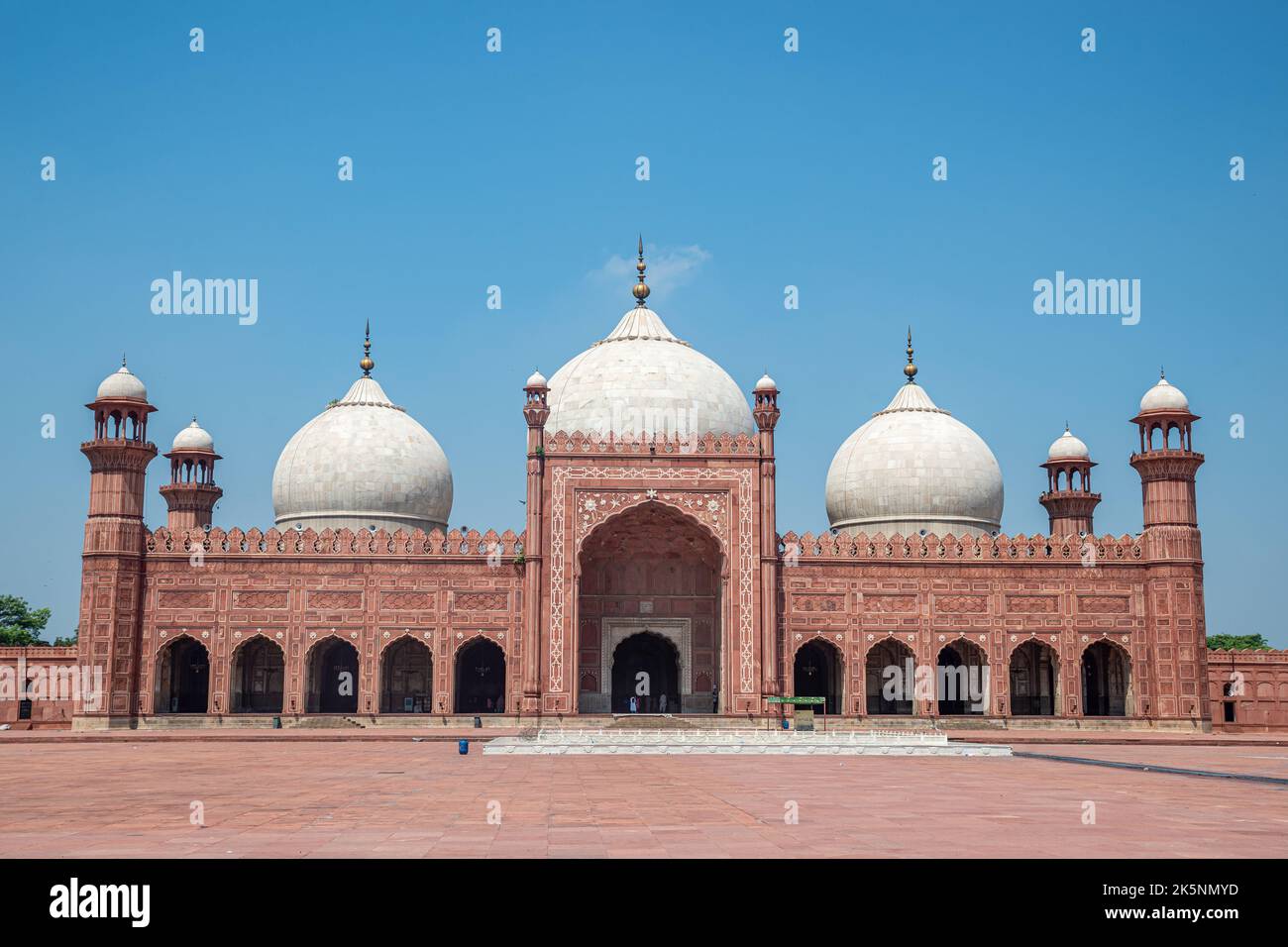 Badshahi Mosque, Fort Lahore, Pakistan Stock Photo