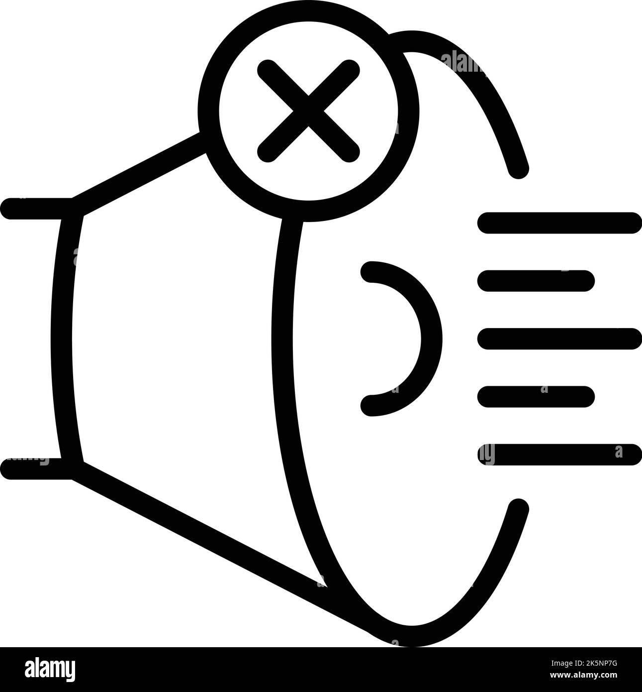 Megaphone learn icon outline vector child disability school education