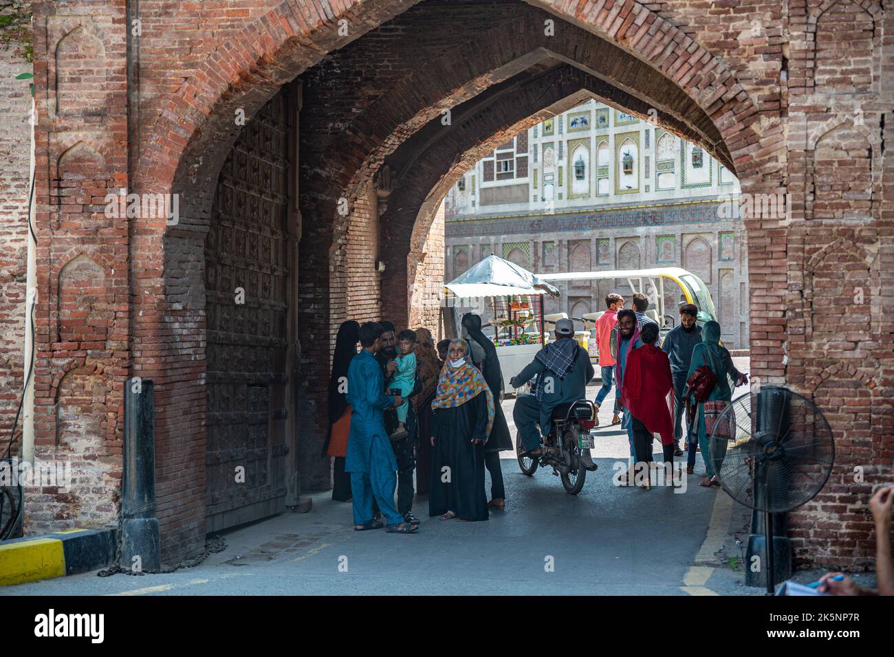 Entrance gate of Lahore Fort, Pakistan Stock Photo