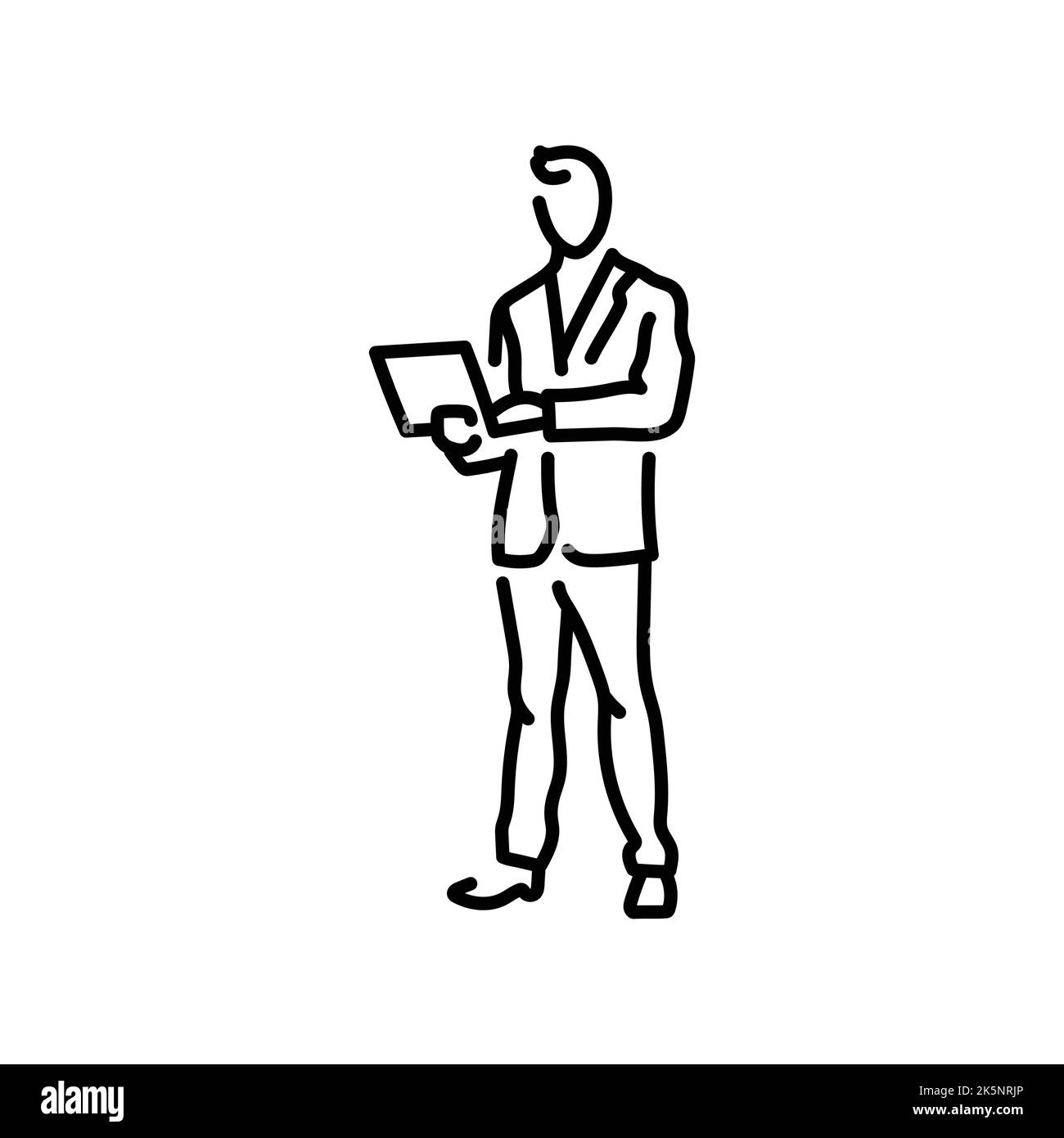 Entrepreneur works Black and White Stock Photos & Images - Alamy