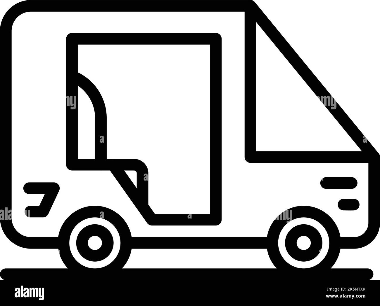 Tuk icon outline vector. Trishaw bike. Chinese carriage Stock Vector
