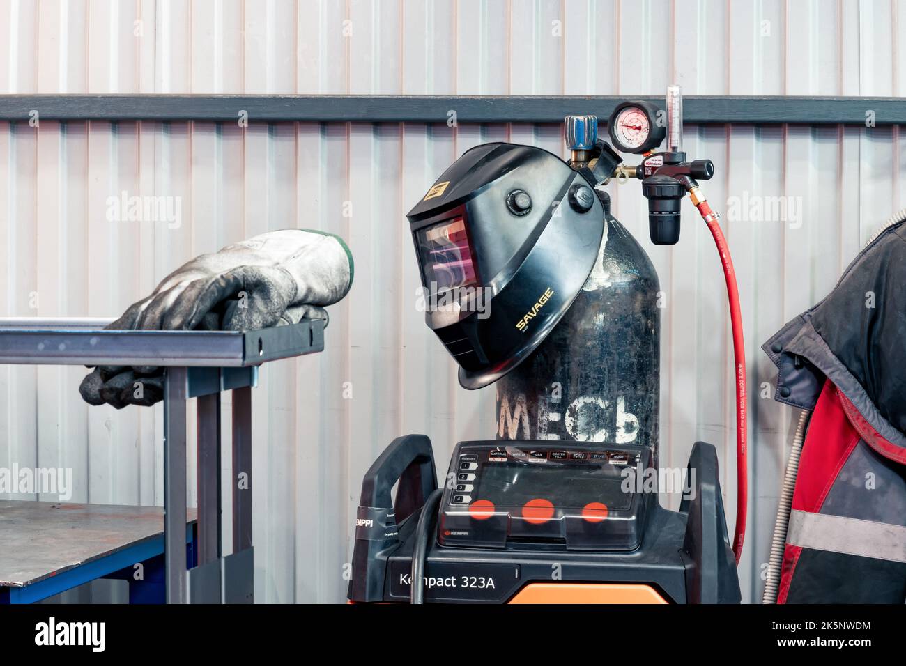 Perm, Russia September 21, 2022 equipment for gas welding in the