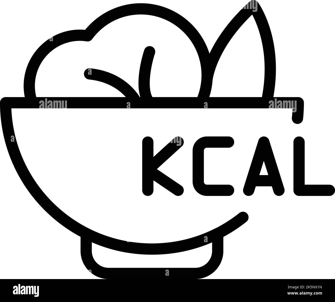 Diet salad icon outline vector. Medicine food. Cooking fruit Stock