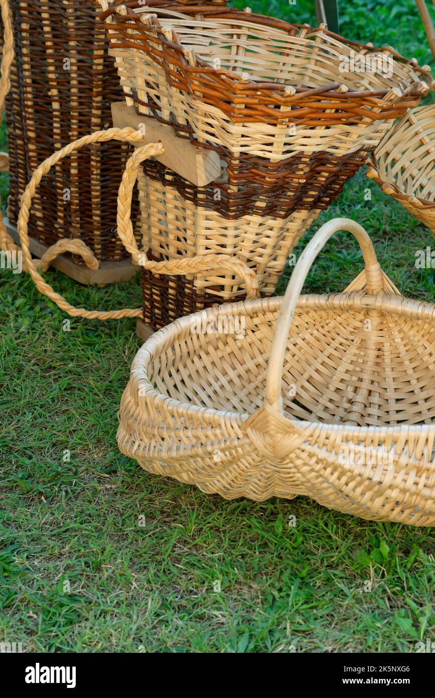 Willow baskets hires stock photography and images Alamy