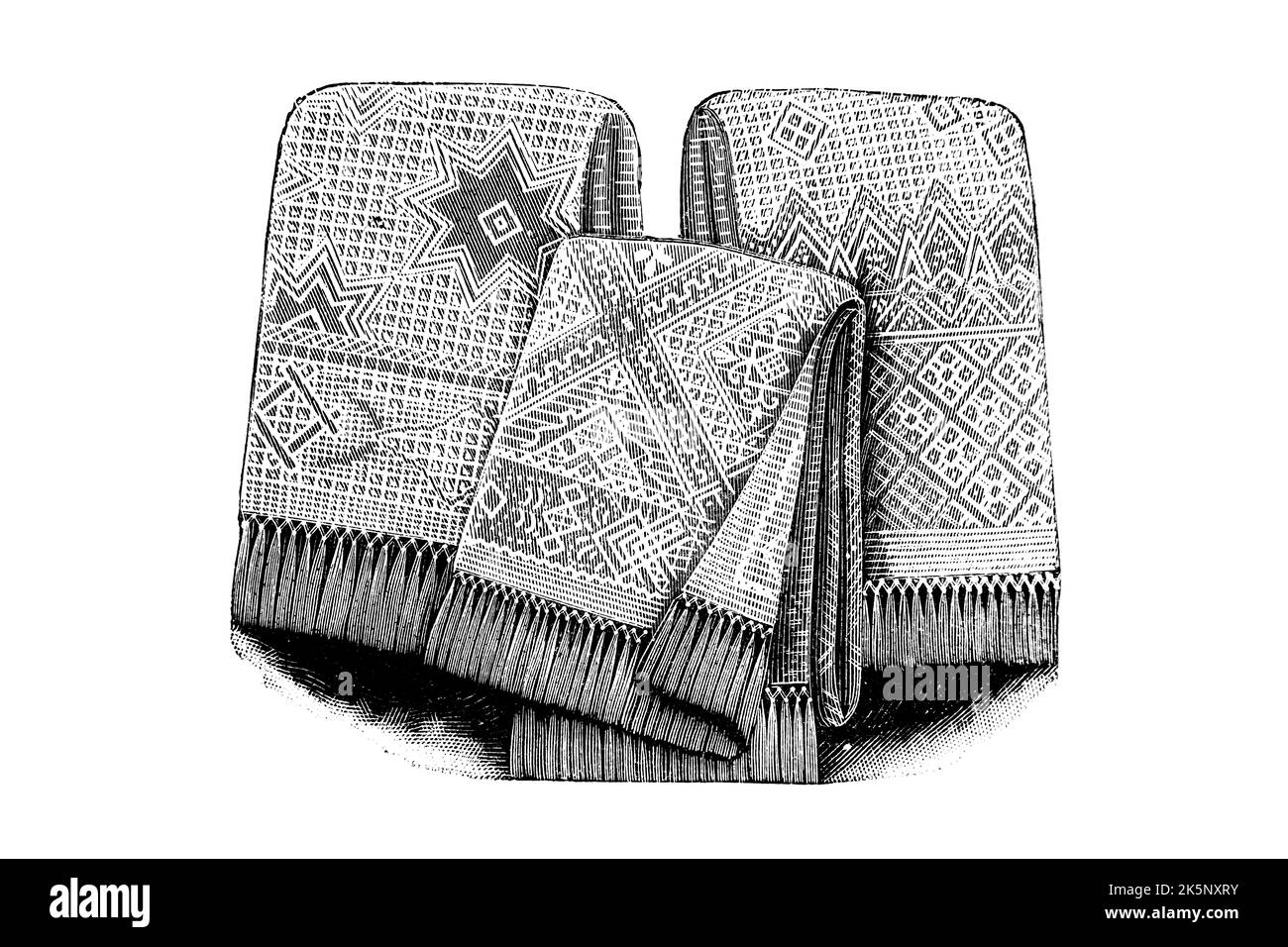Bed Covers 1910s Vintage Illustration Stock Photo Alamy