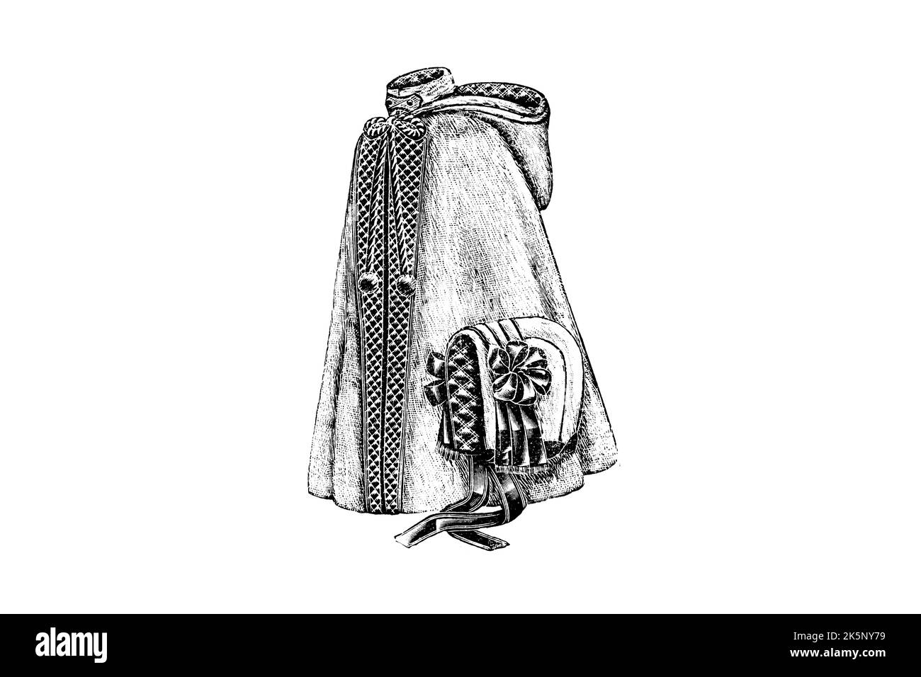Baby Dress Coat with Hat – 1910s Vintage Illustration Stock Photo - Alamy