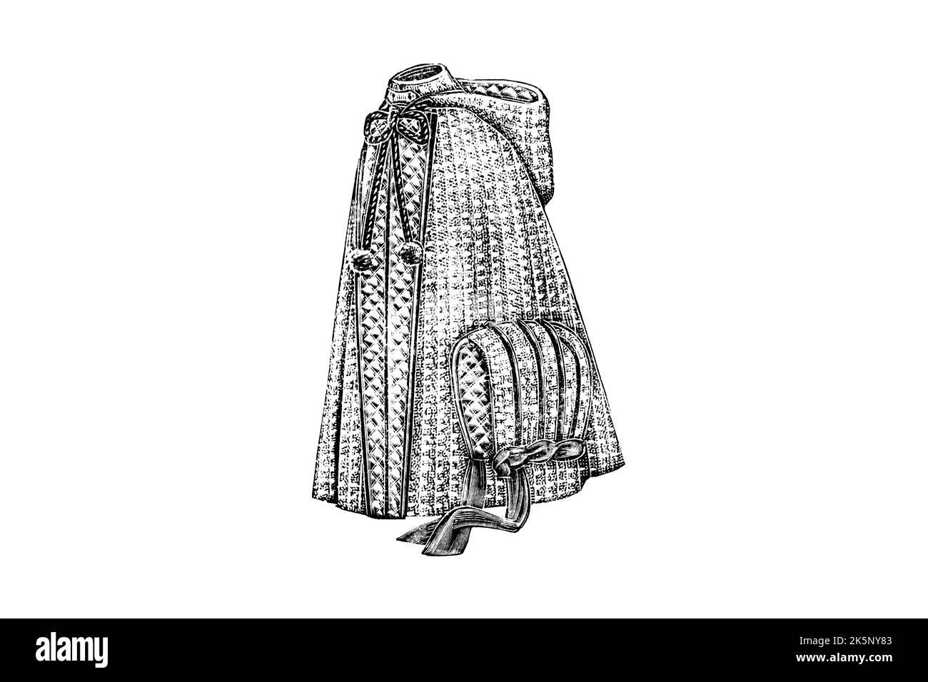 Baby Dress Coat with Hat – 1910s Vintage Illustration Stock Photo - Alamy