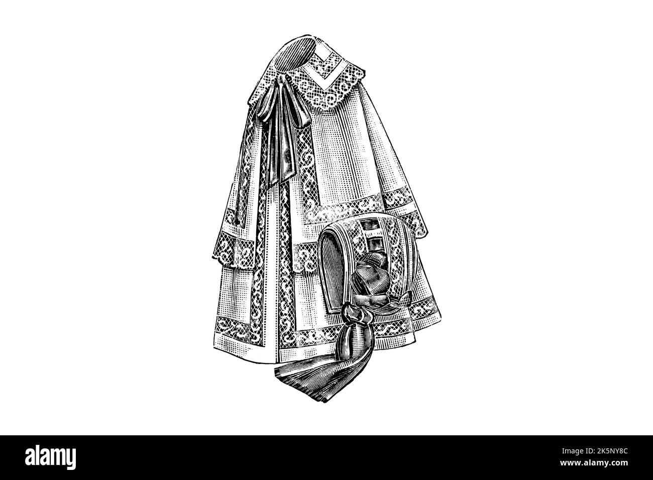 Baby Dress Coat with Hat – 1910s Vintage Illustration Stock Photo - Alamy