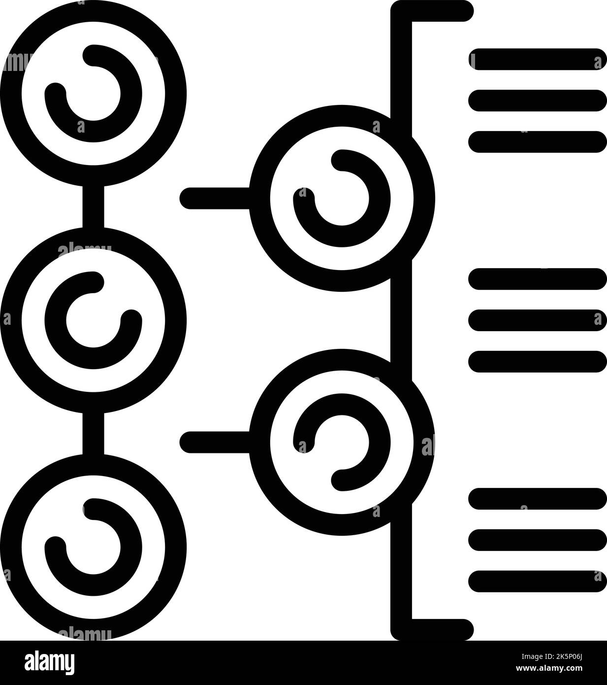 Work scheme icon outline vector. Idea startup. Finance creative Stock ...