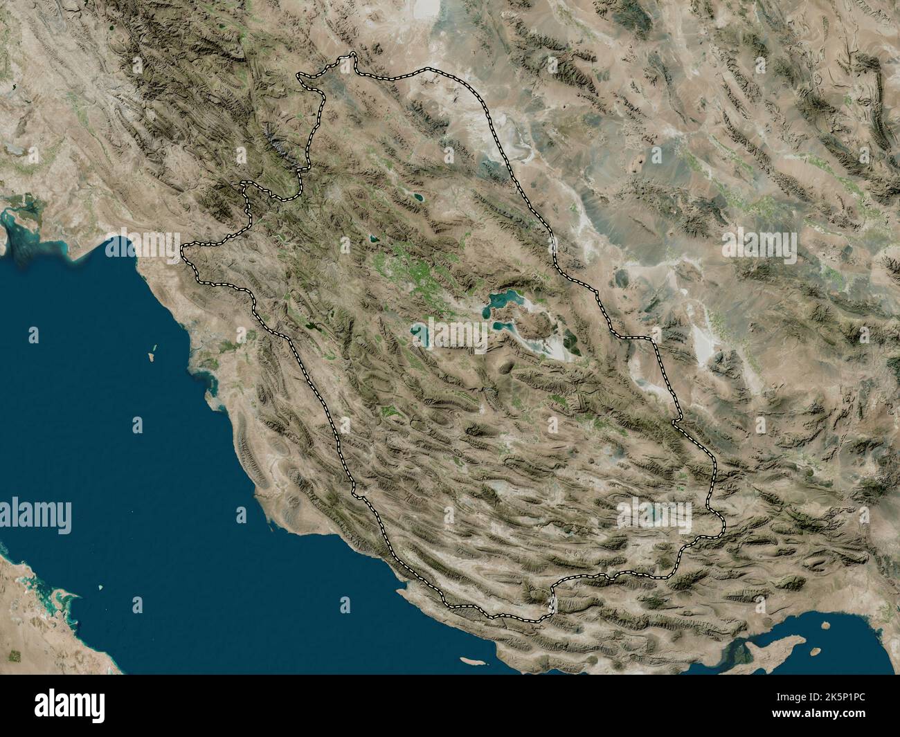 Fars, province of Iran. High resolution satellite map Stock Photo Alamy