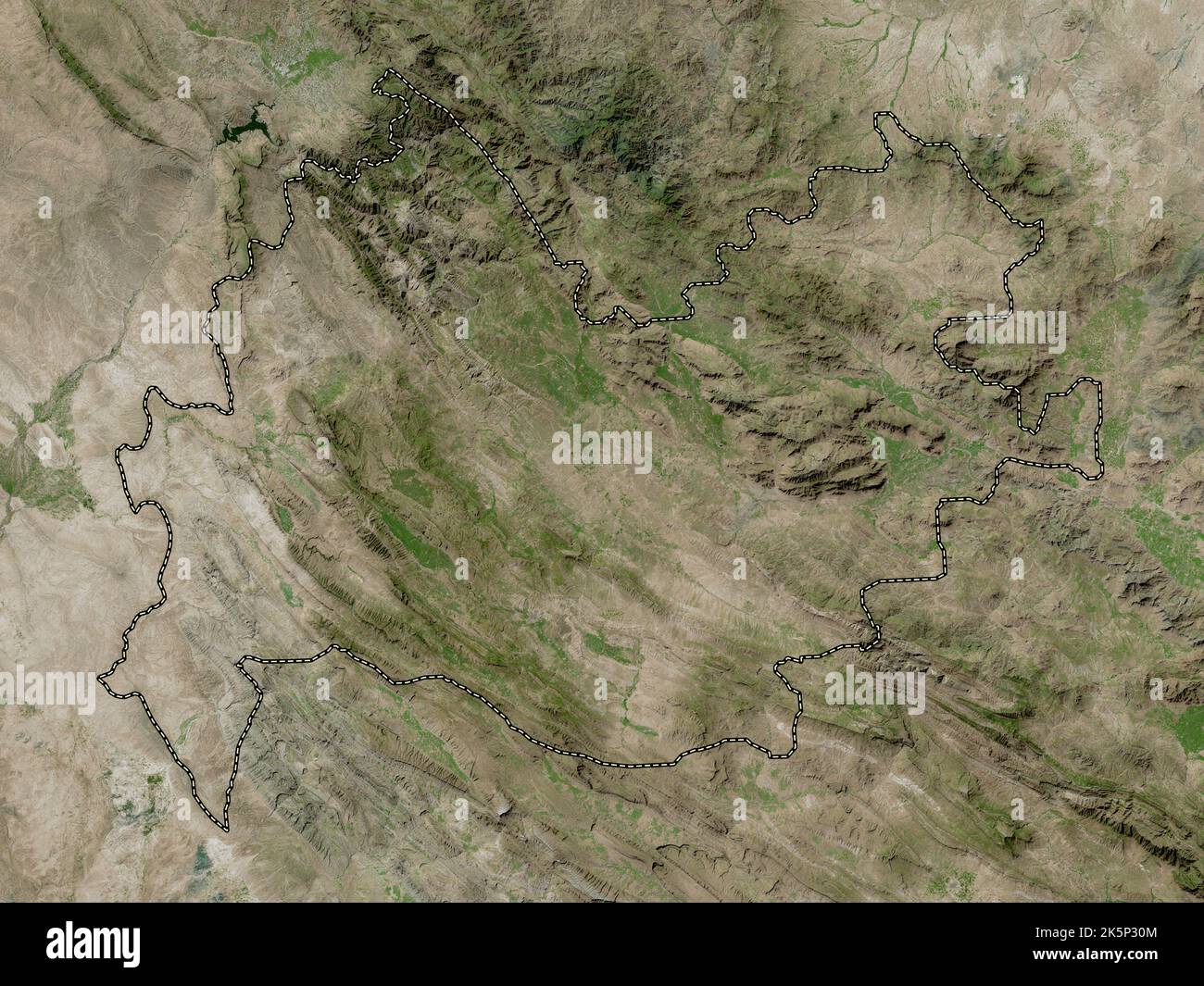 Kermanshah Province Of Iran High Resolution Satellite Map Stock Photo   Kermanshah Province Of Iran High Resolution Satellite Map 2K5P30M 