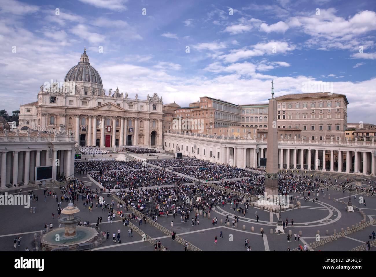 Vatican City, Vatican, 9 october 2022. Pope Francis celebrates a mass