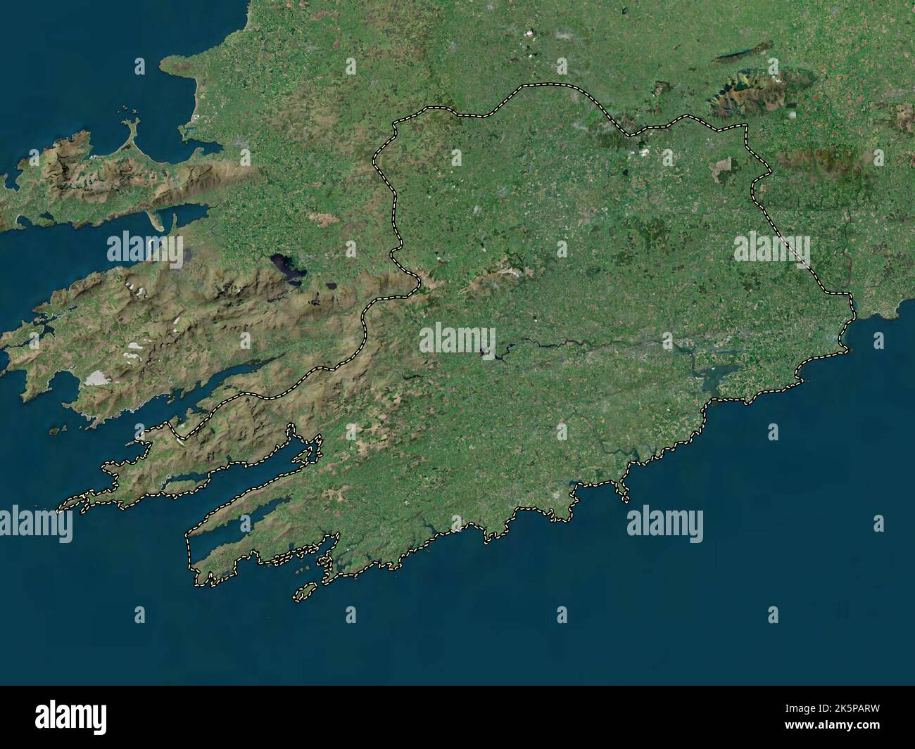Cork, county of Ireland. High resolution satellite map Stock Photo Alamy