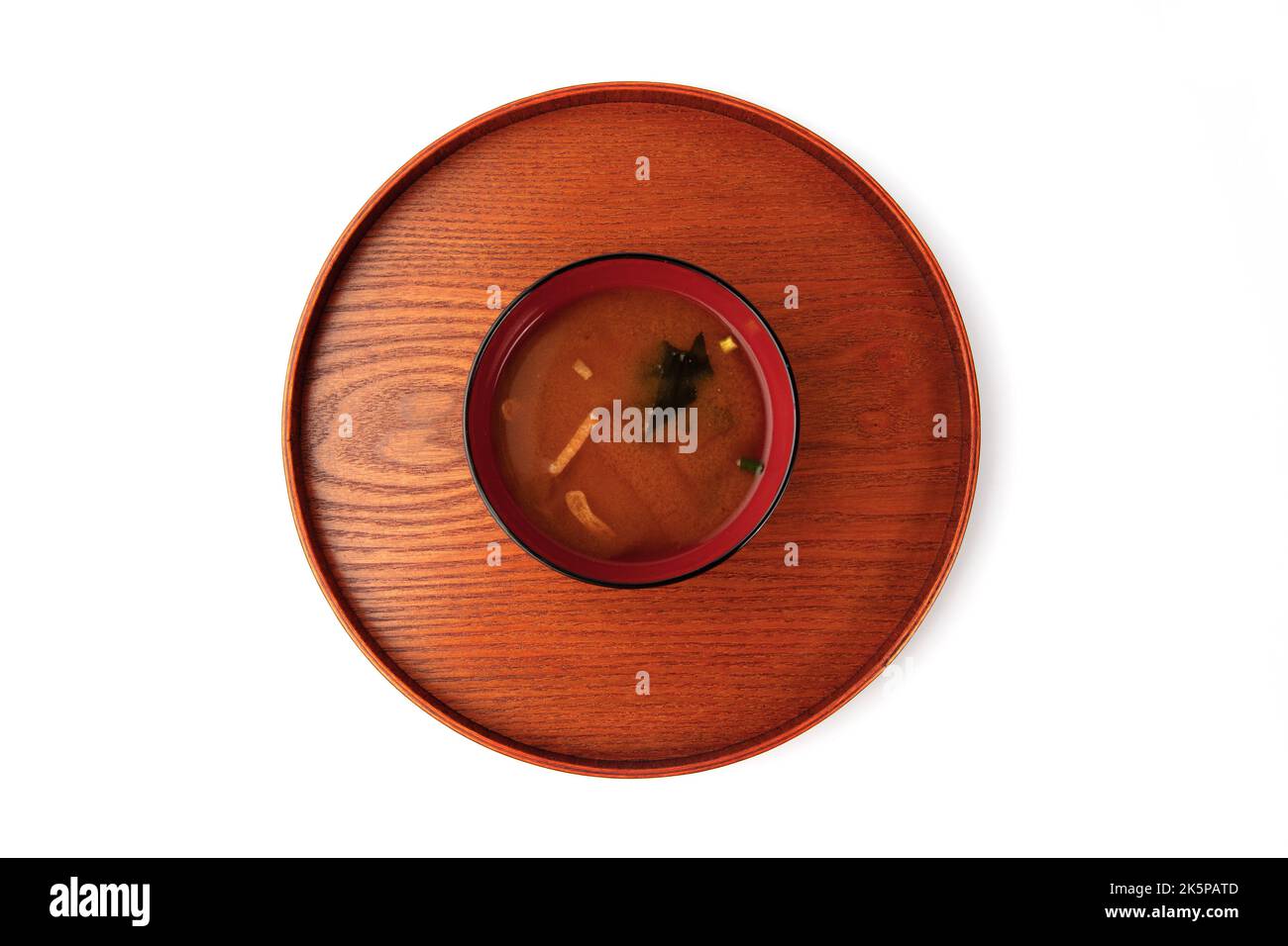 hot miso soup isolated on white background Stock Photo Alamy