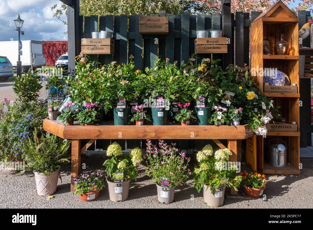 Windsor Farm Shop near Old Windsor, selling produce, food and plants from The Royal Farms and
