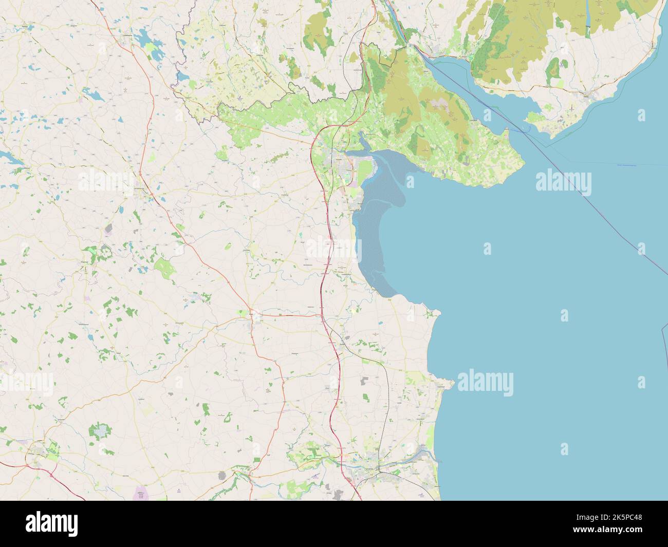 Louth, county of Ireland. Open Street Map Stock Photo Alamy