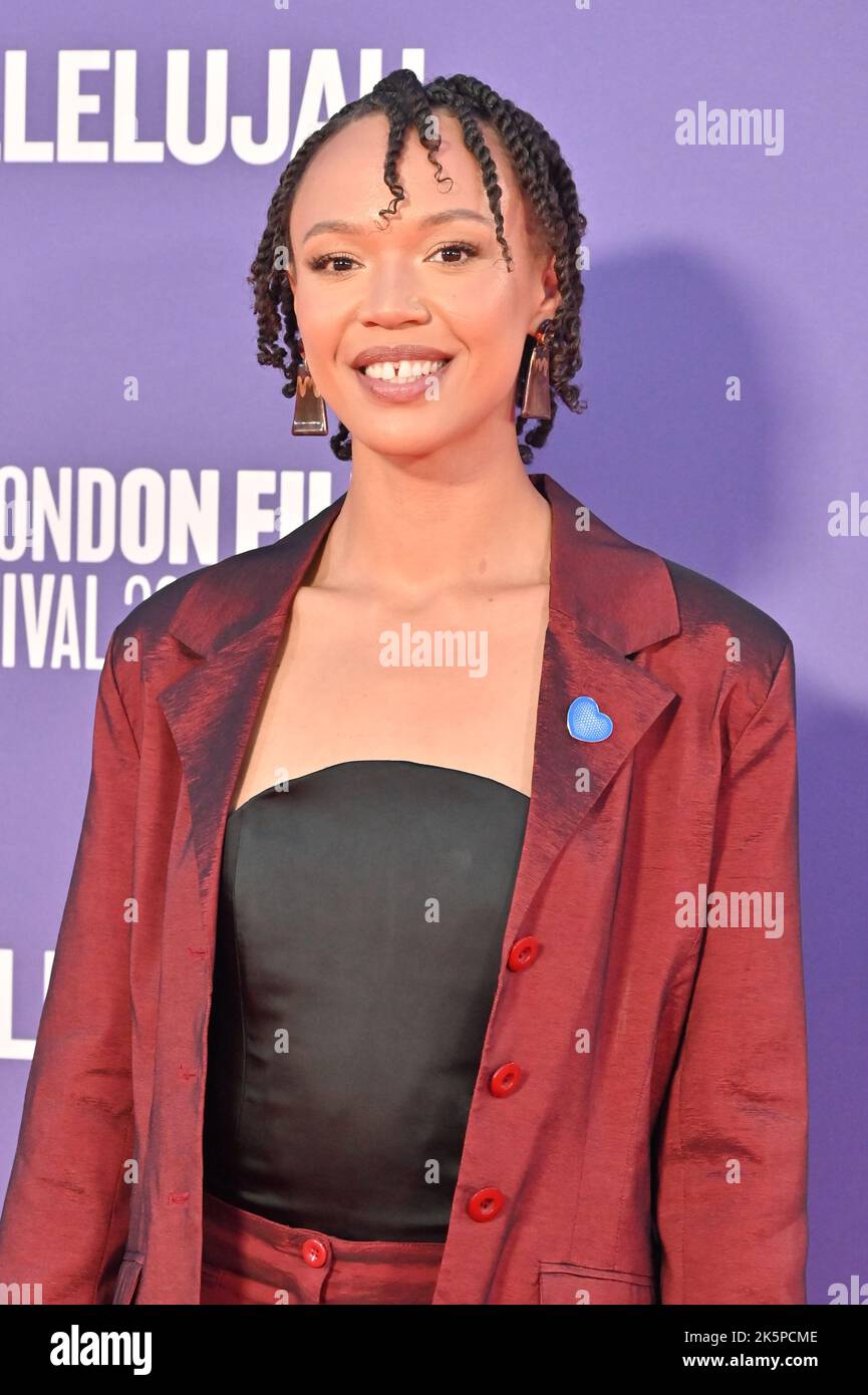 London, UK. 09th Oct, 2022. Jesse Akele arrive at the Allelujah - European Premiere of the BFI London Film Festival’s 2022 on 9th October 2022 at the South Bank, Royal Festival Hall, London, UK. Credit: See Li/Picture Capital/Alamy Live News Stock Photo