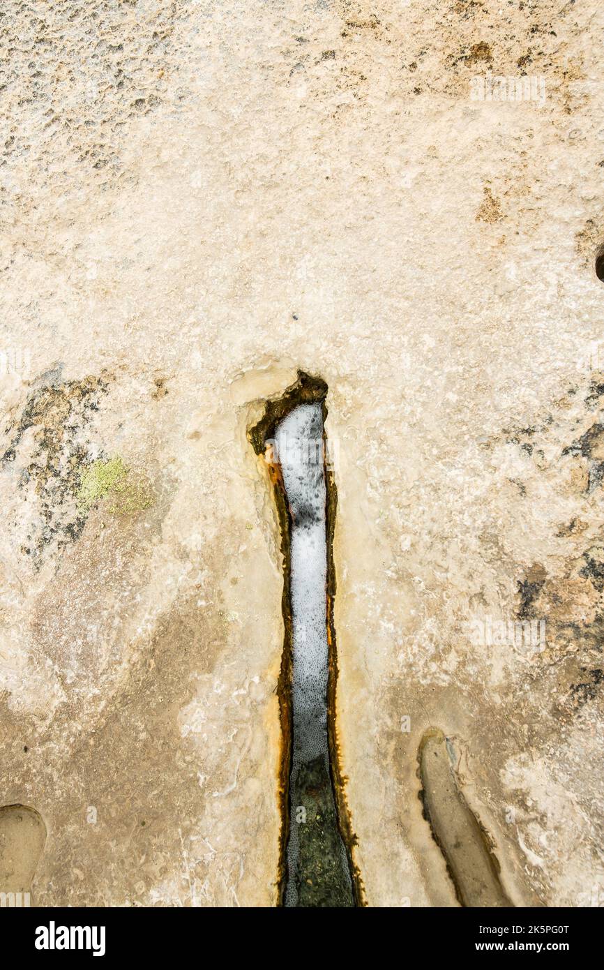 Hierve el Agua, Oaxaca Stock Photo