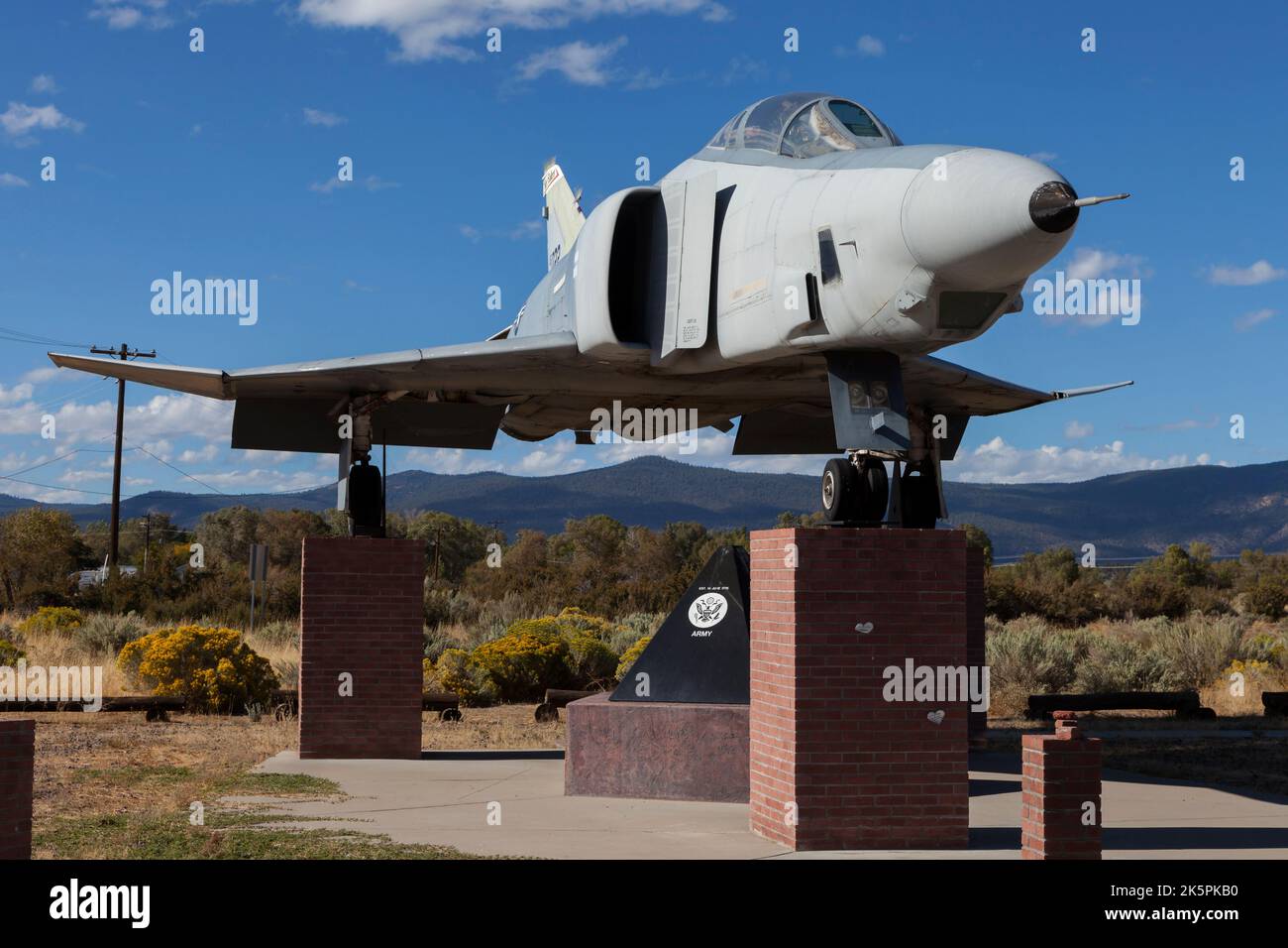 Mcdonnel Douglgas RF-4C Phantom II, USAF serial number 64-1022, formerly of the Nevada Air National Guard's 192nd Tactical Reconnaissance Squadron Hig Stock Photo