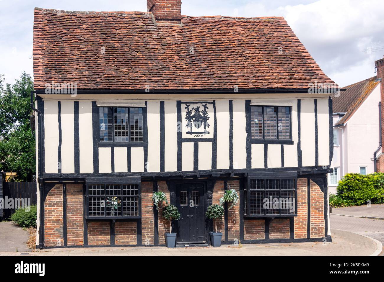 16th century timber framed house west street coggeshall town cen hires