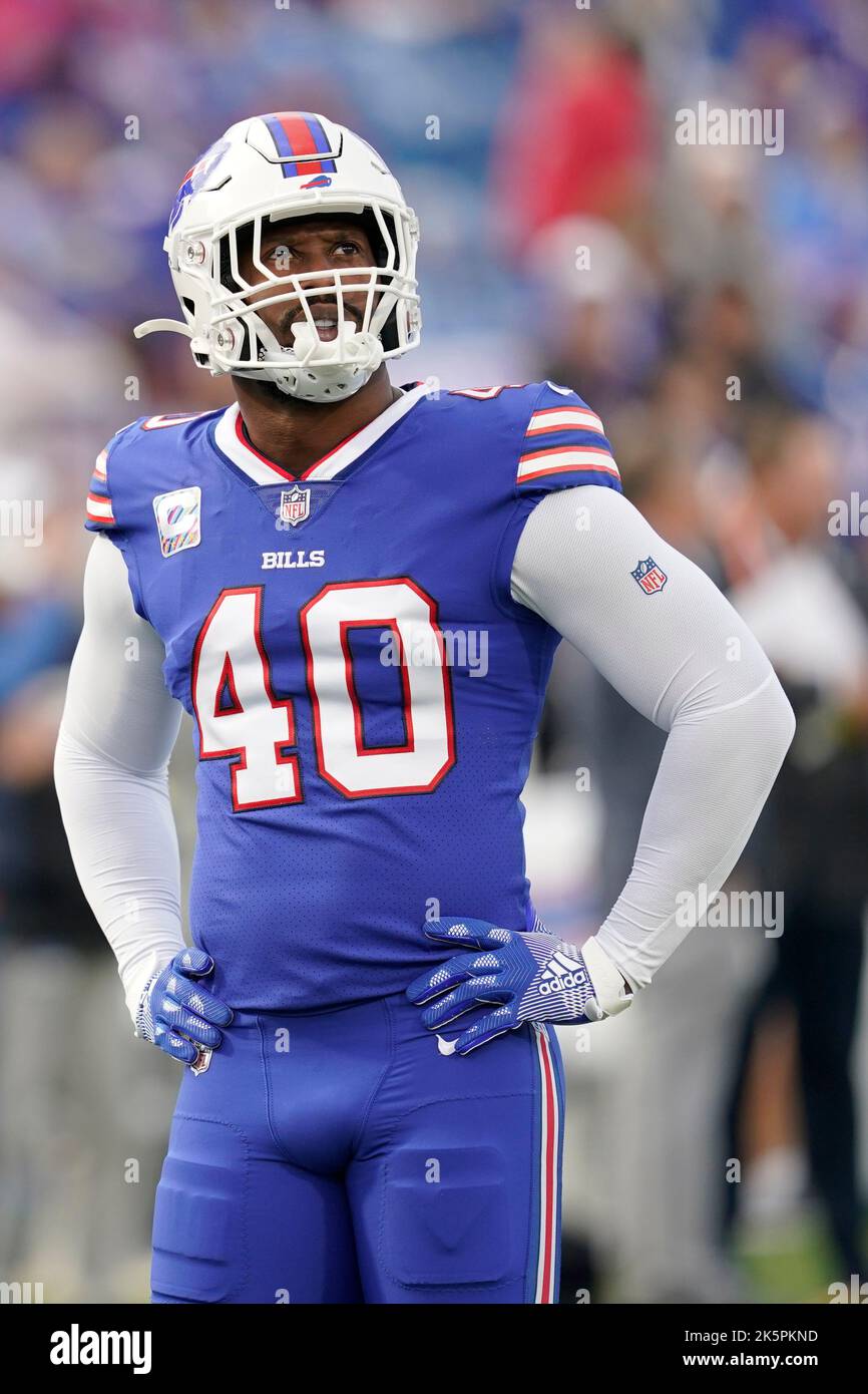 Buffalo Bills linebacker Von Miller (40) plays during an NFL football game  against the Los Angeles Rams Sept. 8, 2022, in Inglewood, Calif. (AP  Photo/Denis Poroy Stock Photo - Alamy