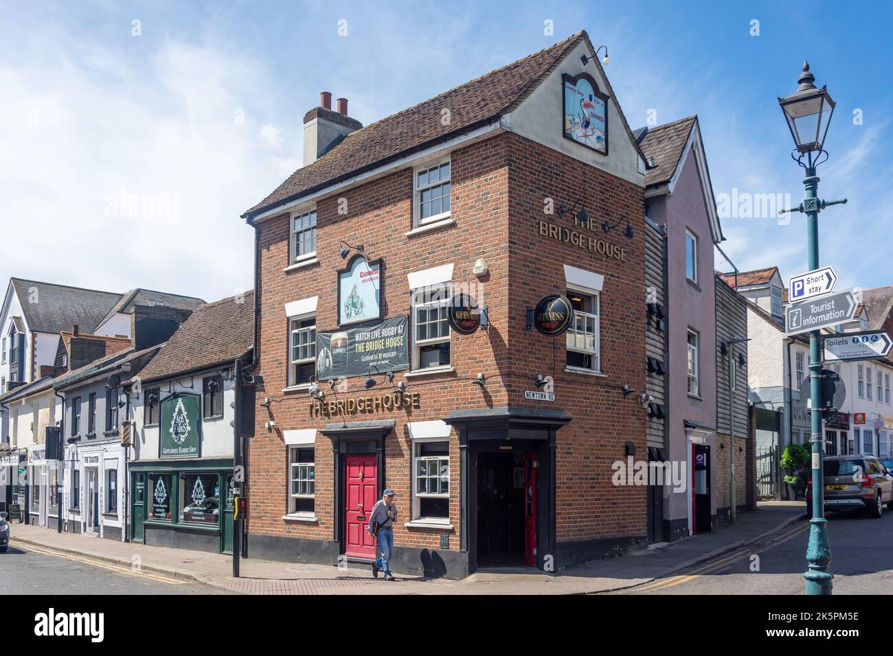 The Bridge House Pub, South Street, Bishop's Stortford, Hertfordshire, England, United Kingdom Stock Photo
