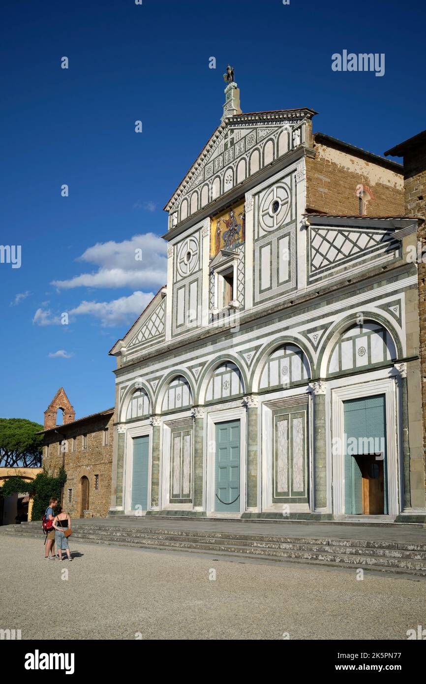 Basilica of San Miniato al Monte Florence Italy Stock Photo - Alamy