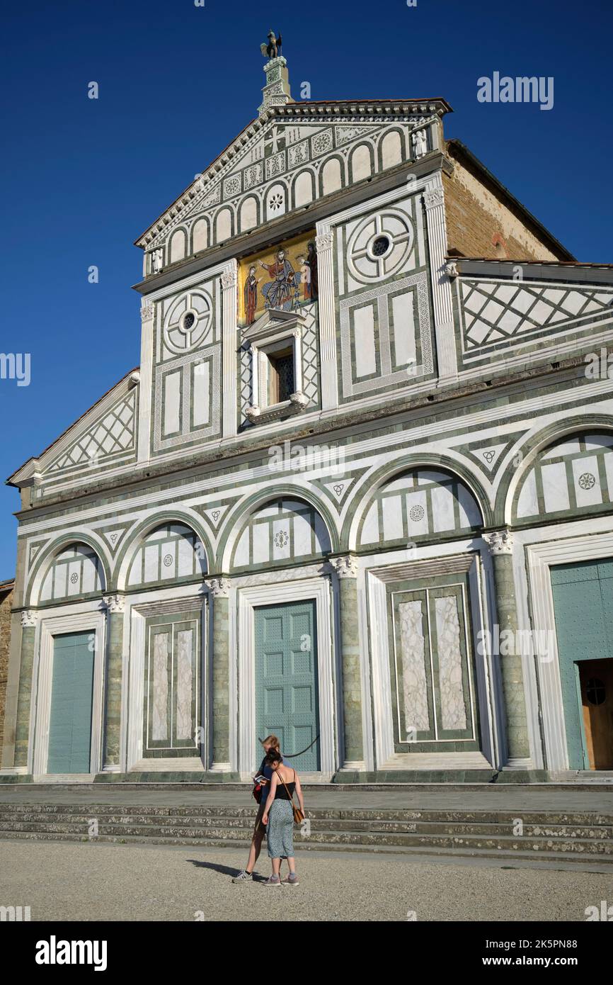 Basilica of San Miniato al Monte Florence Italy Stock Photo