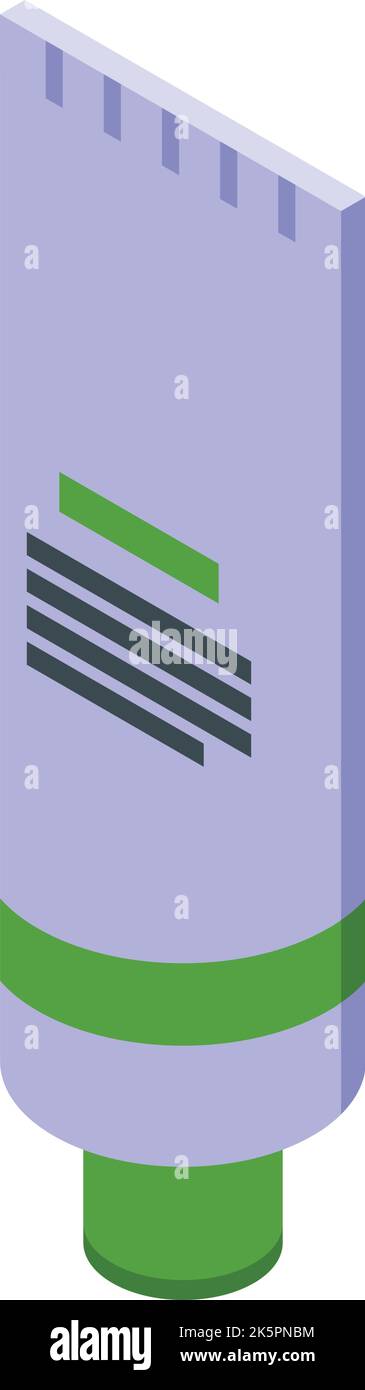 Cream tube icon isometric vector. Face soap. Care cosmetic Stock Vector ...