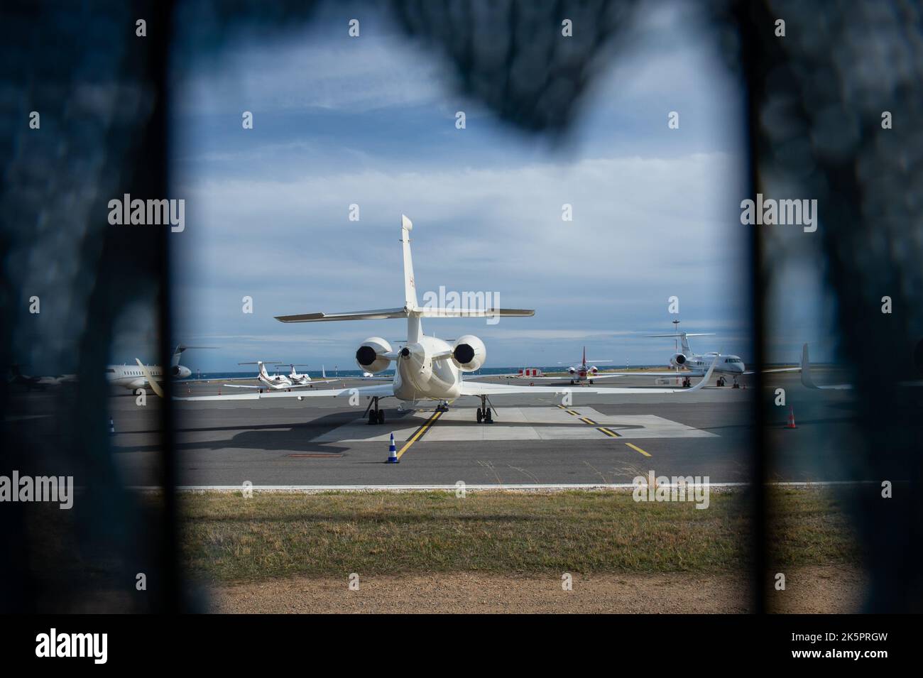 Private Jets Are Seen Parked At Nice Cote D Azur Airport In France private-jets-are-seen-parked-at-nice-cote-d-azur-airport-in-france